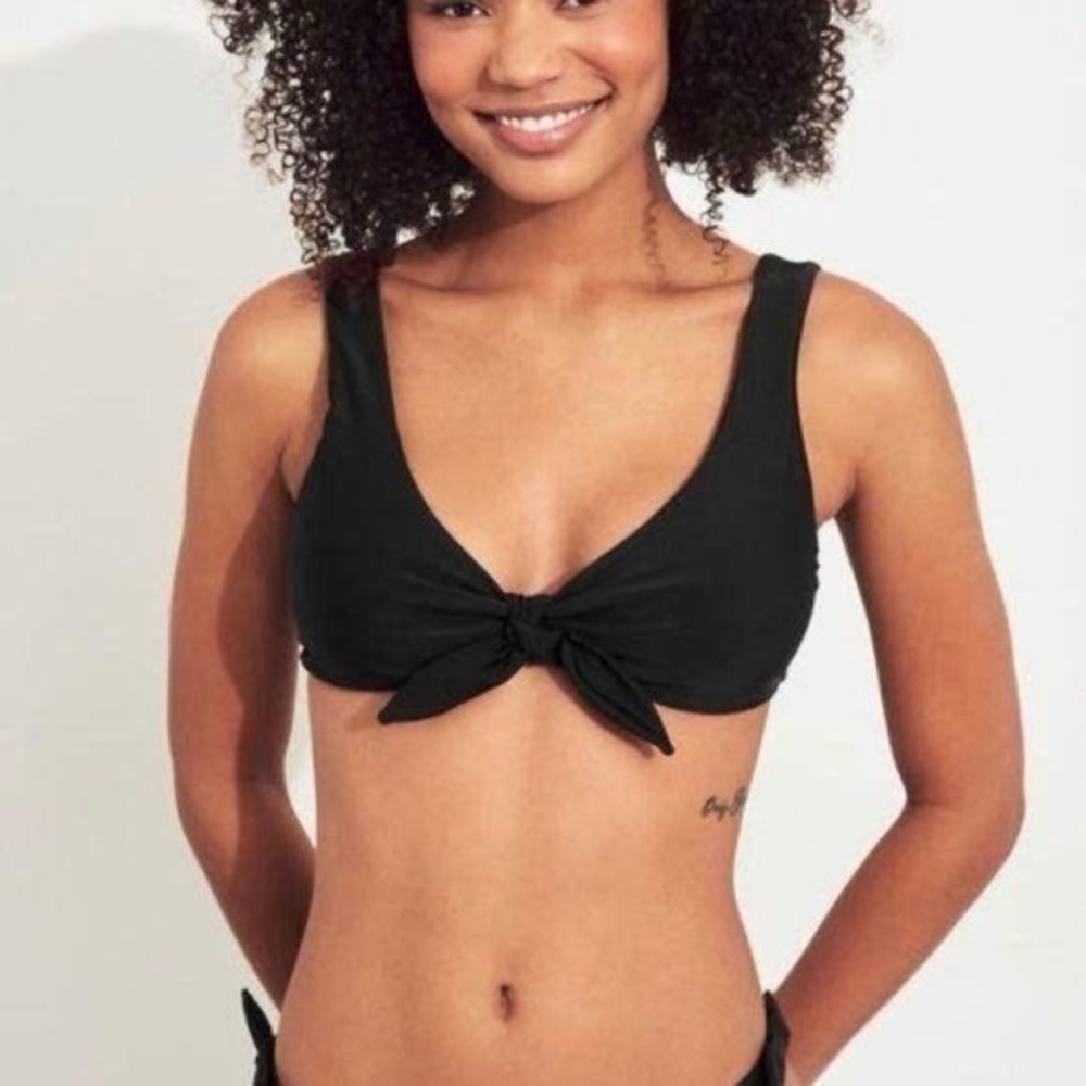 Hollister Tie Front Bikini Top